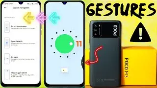 POCO M3 GESTURES MODE SETTING | HOW TO ACTIVE GESTURES IN POCO M3 | BACK SYSTEM AND RESENT CHANGING