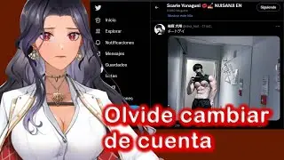 Scarlet es expuesta por su chat (sub. español) (Nijisanji en)