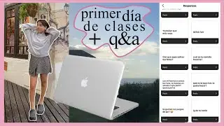 #vlog | primer día de clases en la playa + respondiendo sus preguntas