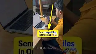 1-click में Send Large File Laptop & Smartphone पर! 😲