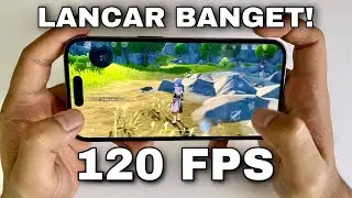 iPhone 14 Pro 120 FPS Test Genshin Impact Grafik Anti Burik