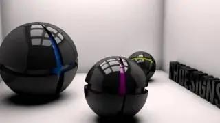 Cinema 4D - Abstract Balls Template.