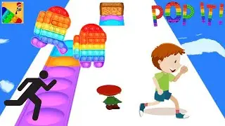 Pop it Race, Blast as Many Bubbles As Possible
