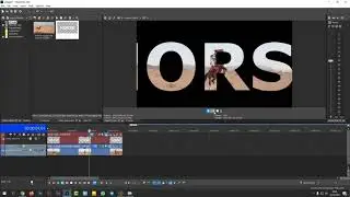 80- Vegas Pro 16 Dersleri - Text Mask - Yazi Maskesi Olusturma