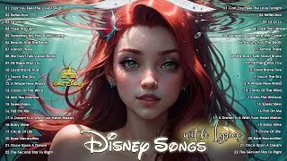[LYRICS VIDEO] The Ultimate Disney Classic Songs🍭Best of Disney Soundtracks Playlist 2023 2024