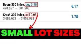 how to reduce your lot size on deriv mt5 for crash300 & boom 300
