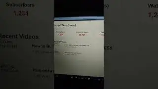 Build YouTube Studio Interface Using HTML and CSS | Full Frontend UI Design