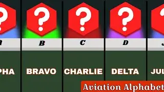 Aviation Alphabet Codes #comparisonvideo #watchdata #alphabet