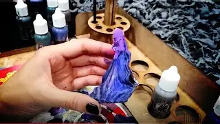 Reaper and wolf miniature figure  speed paint  : Ghost