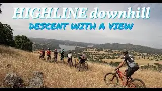 Highline: a downhill trail at Folsom Lake