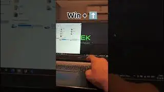 Windows shortcut part 5 - Use Win + ➡️⬅️⬇️⬆️ for maximize, minimize very fastly #shorts #windows