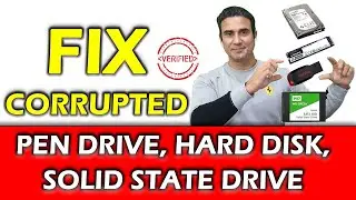 Fix Corrupted Pen Drive | Hard Disk | SSD | Tech Expert Guide