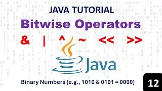 Java Bitwise Operators | AND, OR, XOR, NOT, Shift Operations | Java Programming Tutorial