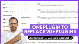 Ultimate WordPress Dashboard Customization - ASE Plugin Tutorial & Review