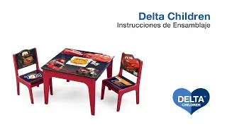 Delta Children Deluxe Table & Chair Set with Storage Assembly Video