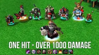 Warcraft 3: Biggest possible damage (over 1000 hp)