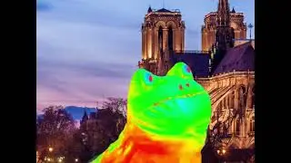 dancing frog in paris