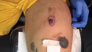 Micro skull tattoo real time