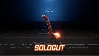 SoloGut, a snake-like Gut character, monster or a minion for UE 4.26 - 5.1
