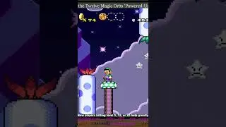 Luigi became Tanooki in SMW!? Level 10-5 of 12 Magic Orbs 