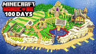 I Survived 100 Days STRANDED on an ISLAND in Minecraft Hardcore