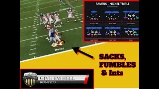 Madden 22 - B-More Most Aggressive Defense in the GAME, Edge Heat, User Blitz, Sacks, Fumbles & Ints