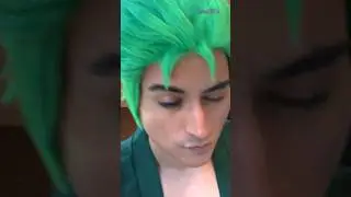 Nami steals Zoro Swords 🤣 #shorts #anime #onepiece #cosplay #myheroacademia