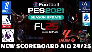 PES 2021 SP FOOTBALL LIFE 2025 NEW SCOREBOARD AIO SIDER