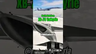 The XB-70 Valkyrie: Cold War Icon and Technological Wonder #shorts