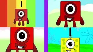 Numberblocks Up to Faster Superparsion   Four Cool Numberblocks intros!