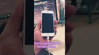 iPhone disable mode Ramdisk Done 
