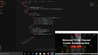 Best Webpage Design With HTML & CSS || #coding || #Programming @A4TechnicalInformer