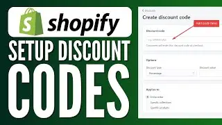 How to Add and Setup Discount Codes in Shopify Store (Beginners Tutorial)