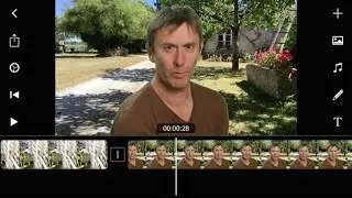 Une incrustation (chroma key) dans Filmmaker Pro (iOS)