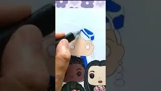 How to color Britney Spears as Funko Pop   Learn to Draw s