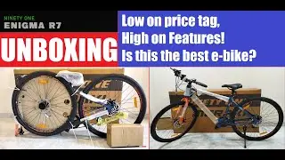 Ninety One Enigma Electric Bicycle Unboxing