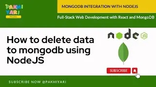 How to delete data to mongodb using NodeJS