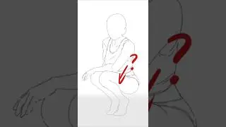 Mistake When Drawing Legs - Quick Art Tips #art #sketch #shorts #tutorial #drawingtutorial #anime