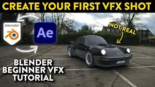 How To Create Your FIRST VFX SHOT in Blender - Beginner VFX Tutorial