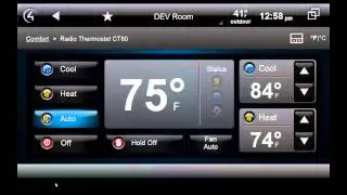 Radio Thermostat CT80 & CT30 HouseLogix Control4 Driver