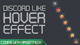 Discord Style Emoji Hover Effect Tutorial [HTML, CSS, JS]