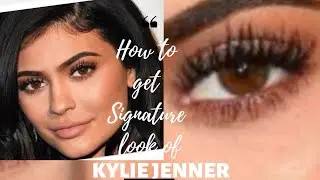 #KylieJenner Signature Look Using #Huda #Beauty 👑