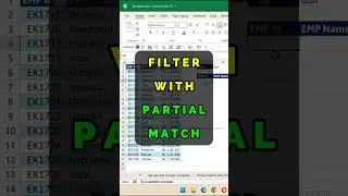 FILTER with partial match