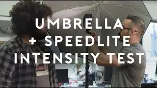 Photography Umbrellas - A quick test for light intensity
