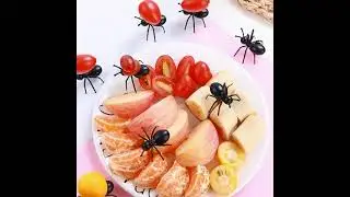 12 Pcs Ant Shape Fruit Fork