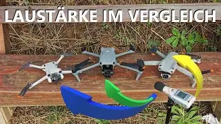 Der GROSSE Lautstärke Vergleich in der PRAXIS : Mini 3 Pro VS Air 3 VS Air 2S - 1m bis 100m im TEST!