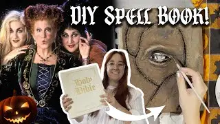 🔮 Making my own Hocus Pocus Spell Book! 👀