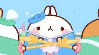 Piu Piu has disappeared! 😰👑 | Molang | SEASON 4 | Funny Compilation For Kids