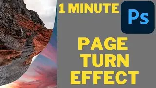 Create Page turn effect Photoshop Tutorial