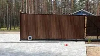 Откатные ворота на проем 6000х2300 мм c автоматикой CAME
